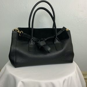 India Hicks Fusy Sarah Satchel Bag in Black